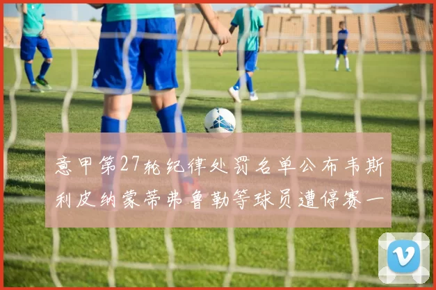 意甲第27轮纪律处罚名单公布韦斯利皮纳蒙蒂弗鲁勒等球员遭停赛一轮