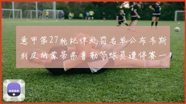 意甲第27轮纪律处罚名单公布韦斯利皮纳蒙蒂弗鲁勒等球员遭停赛一轮